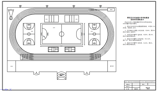 綜合體育場(chǎng)地設(shè)計(jì)施工